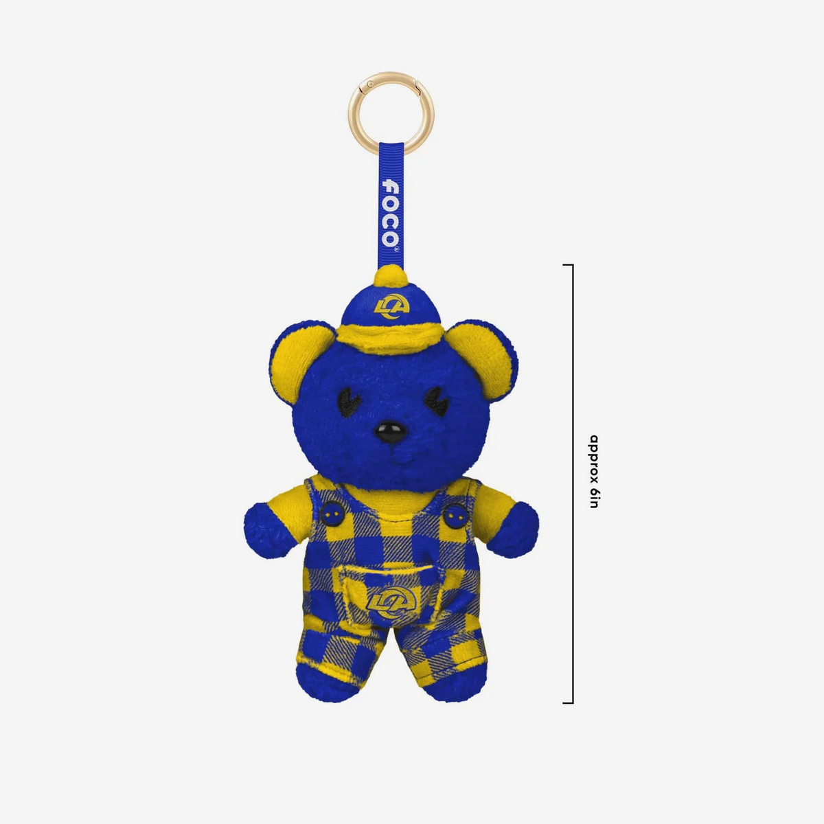 Los Angeles Rams FOOCOOS Plush Bag Charm Keychain Blind Box Series 1
