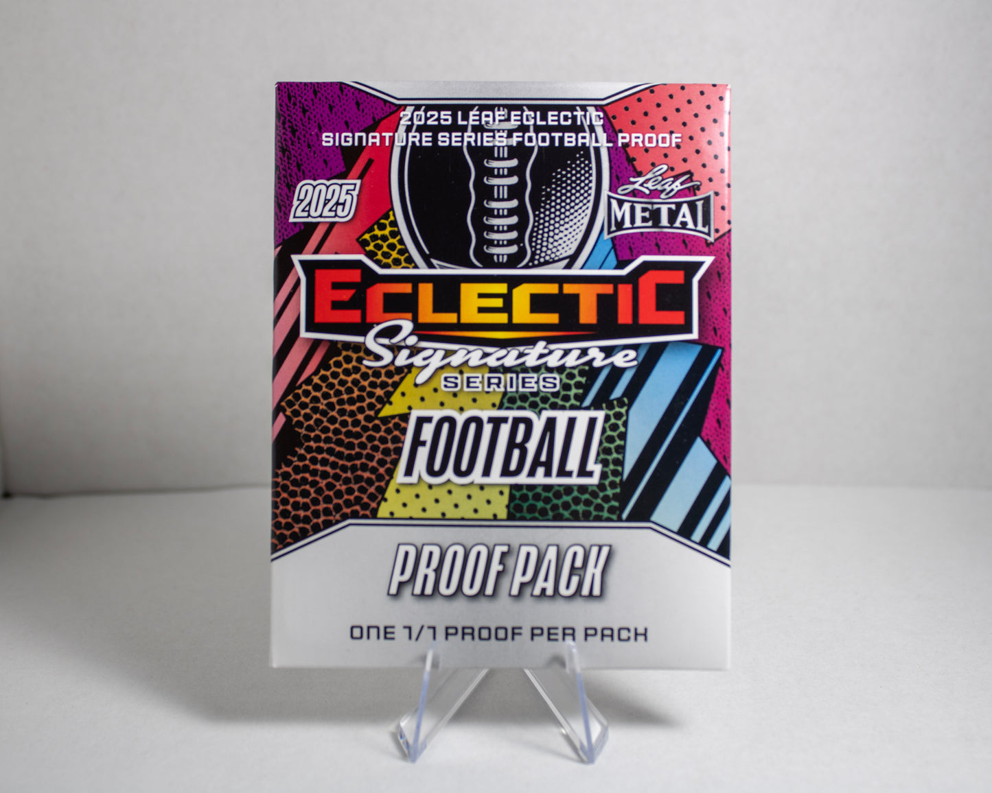 2025 Leaf Eclectic Signature Series Football – Proof Pack