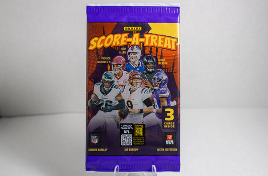 2025 Panini Score‑A‑Treat Football – Retail Pack (3 Cards)