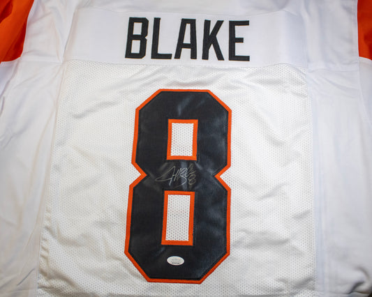 Jeff Blake Signed Bengals Custom Football Jersey #8 – JSA Witnessed (WIT477178)