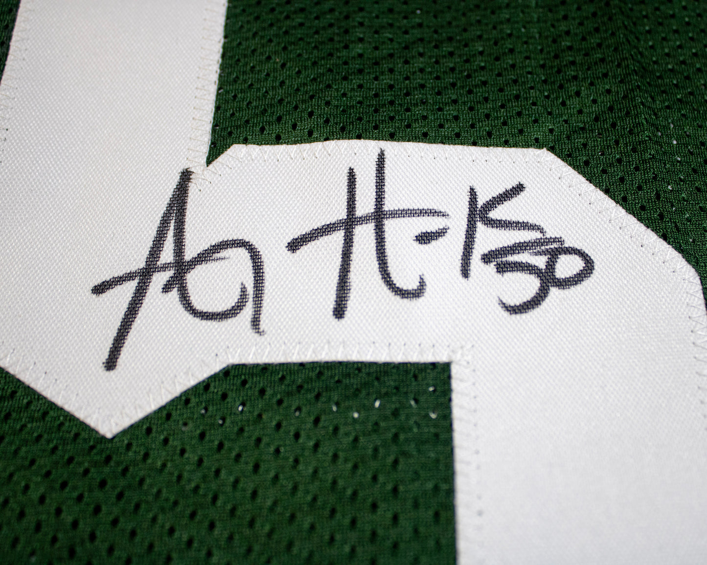 A.J. Hawk Signed PACKERS Custom Football Jersey #50 – Beckett Witnessed (4W514164)