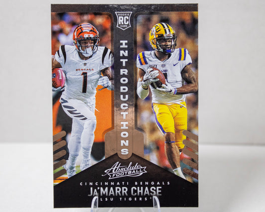 Ja’Marr Chase – Panini Absolute Introductions Rookie Insert (INT‑5)