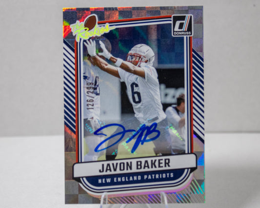 Javon Baker – Donruss The Rookies Autograph /299 (No. TR‑25)