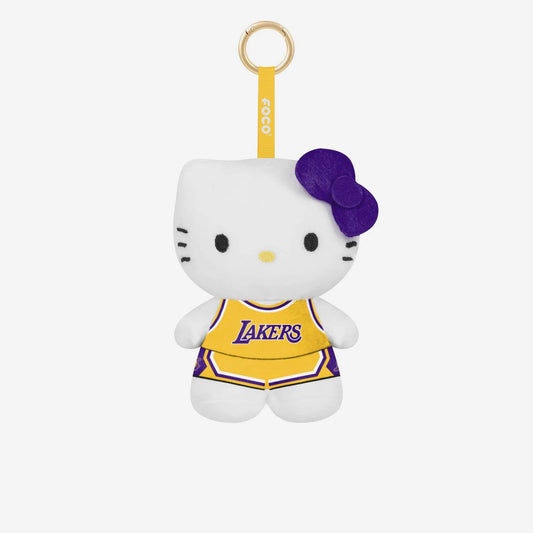 Los Angeles Lakers Hello Kitty Plush Keychain