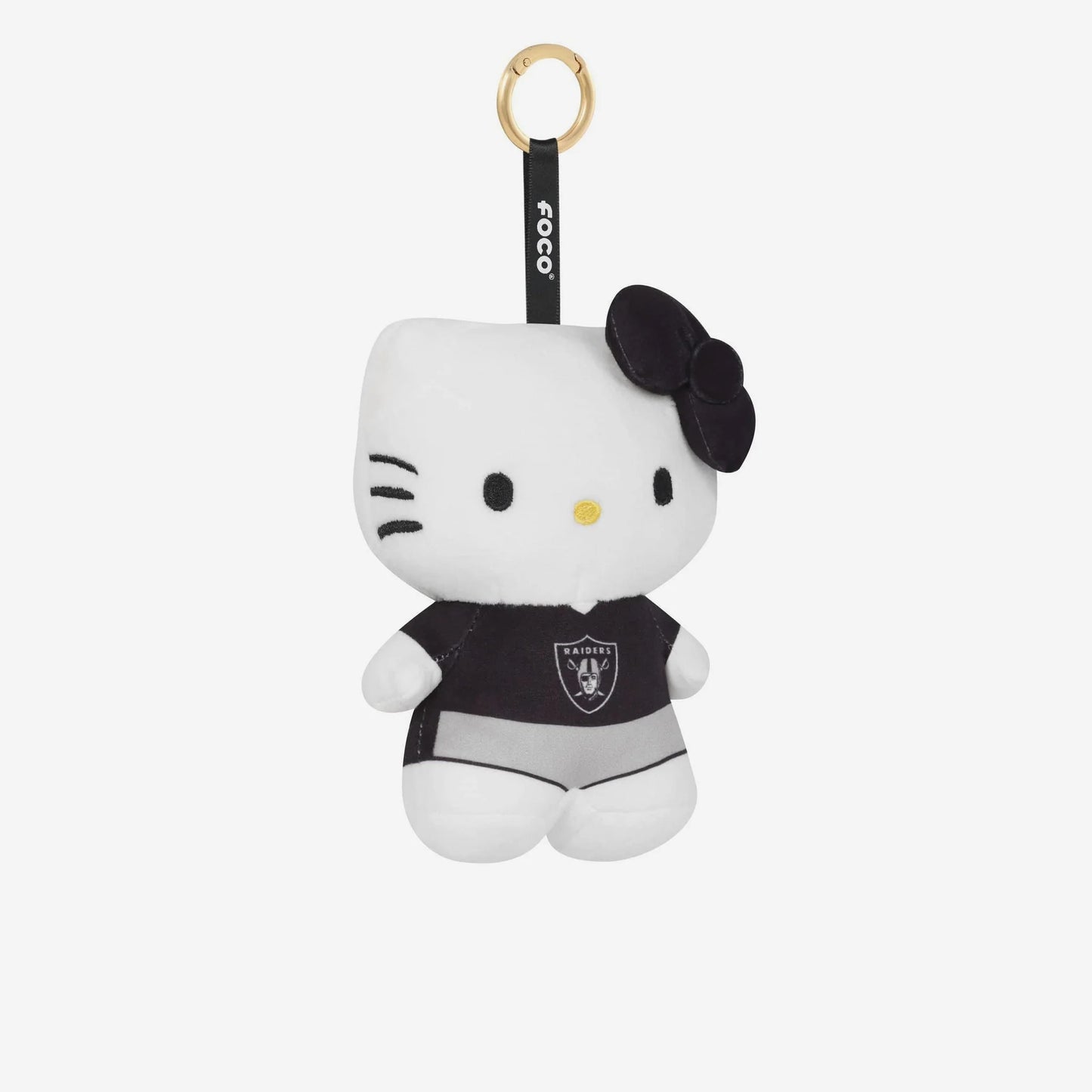Las Vegas Raiders Hello Kitty Plush Keychain