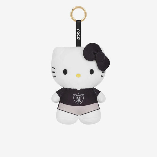 Las Vegas Raiders Hello Kitty Plush Keychain