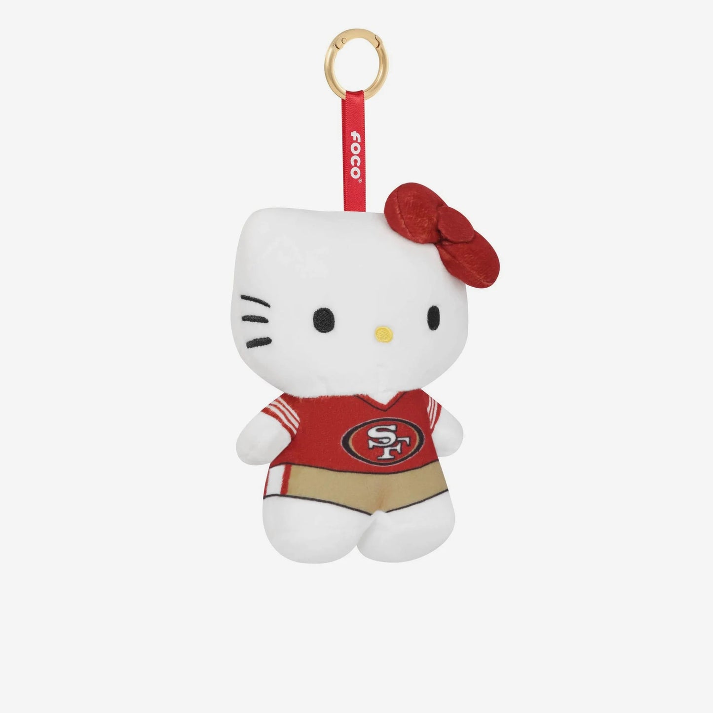 San Francisco 49ers Hello Kitty Plush Keychain