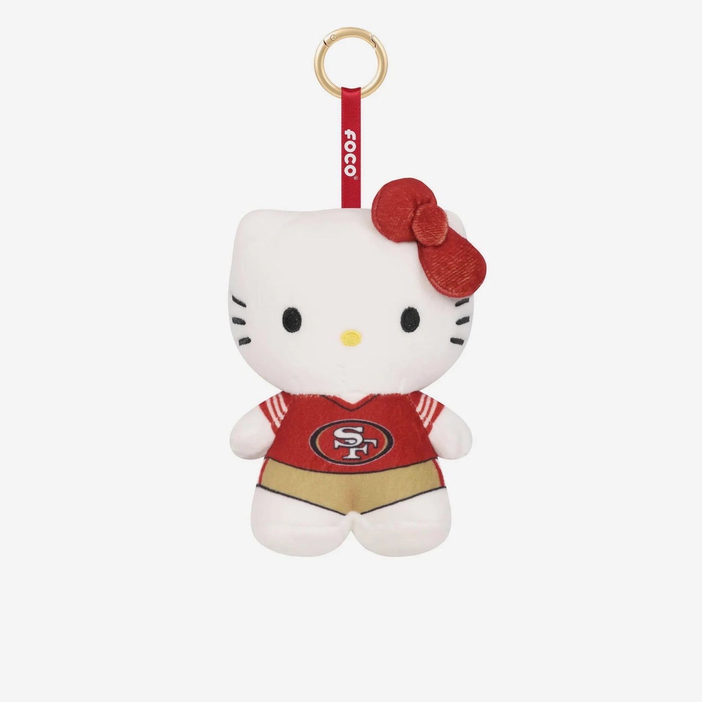 San Francisco 49ers Hello Kitty Plush Keychain