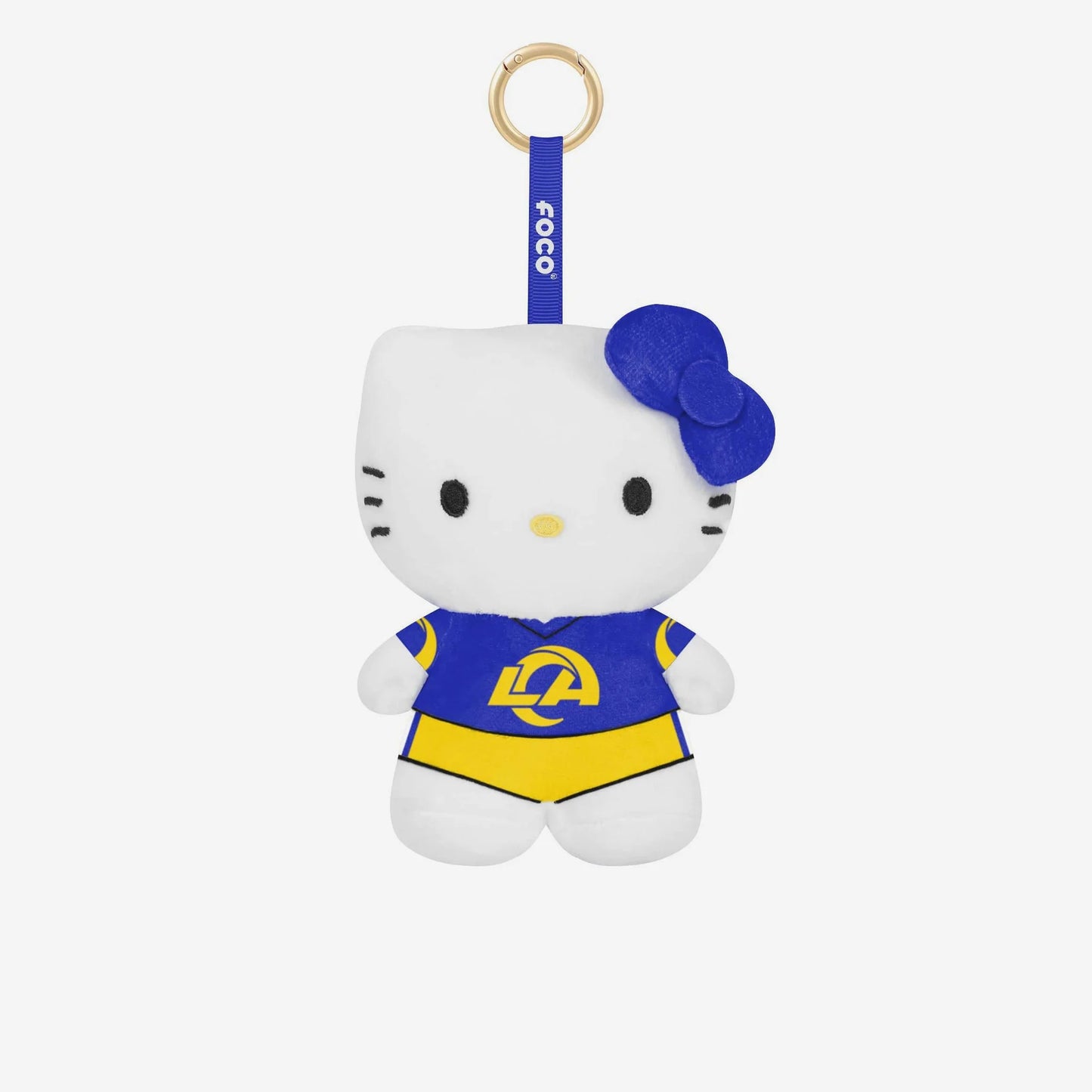 Los Angeles Rams Hello Kitty Plush Keychain