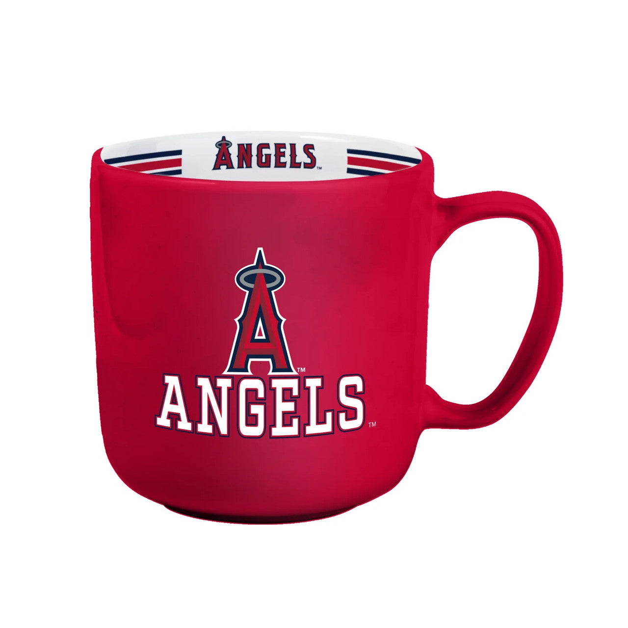 Los Angeles Angels Coffee Mug 15oz Stripe Design