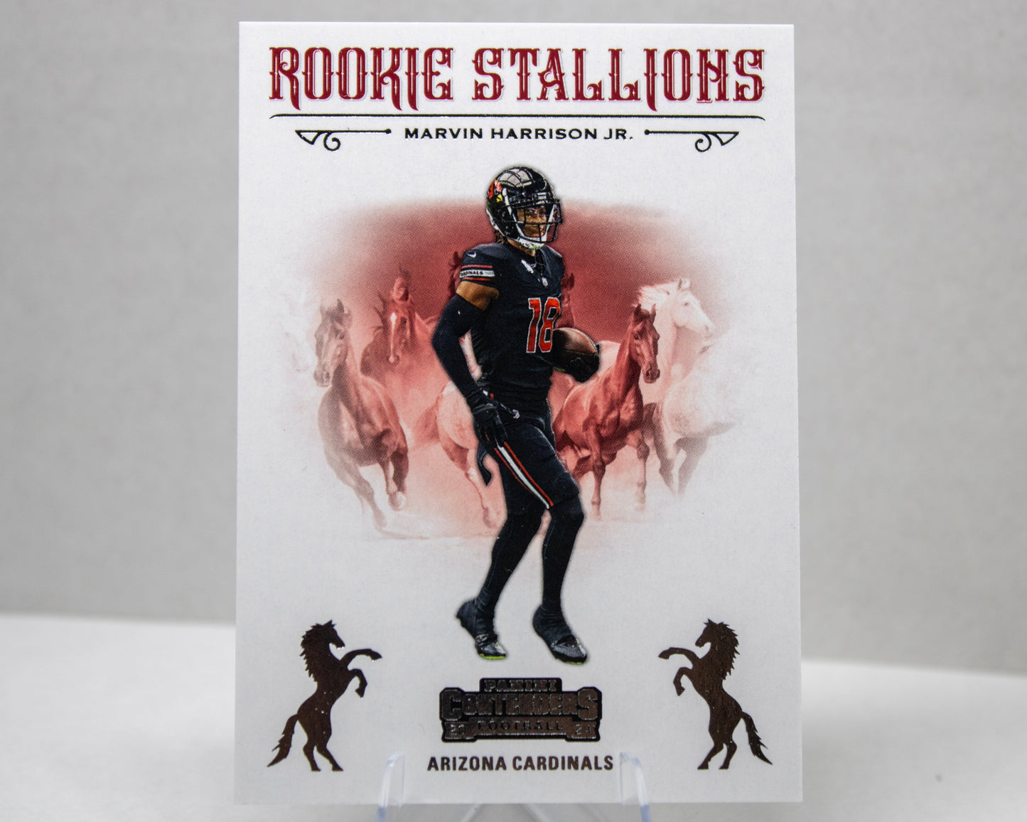 Marvin Harrison Jr. – Panini Contenders Rookie Stallions #5 Cardinals RC