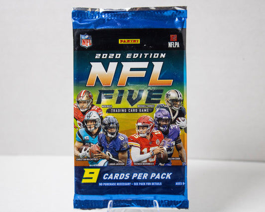 2020 Panini NFL Five – Sealed Trading Card Game Pack (9 Cards)
