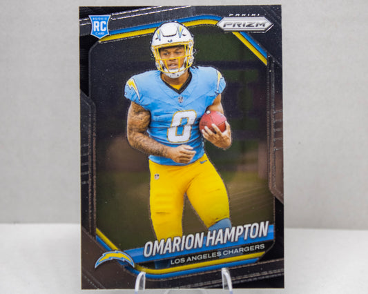 Omarion Hampton – 2025 Panini Prizm Rookie Card #355 Chargers RC