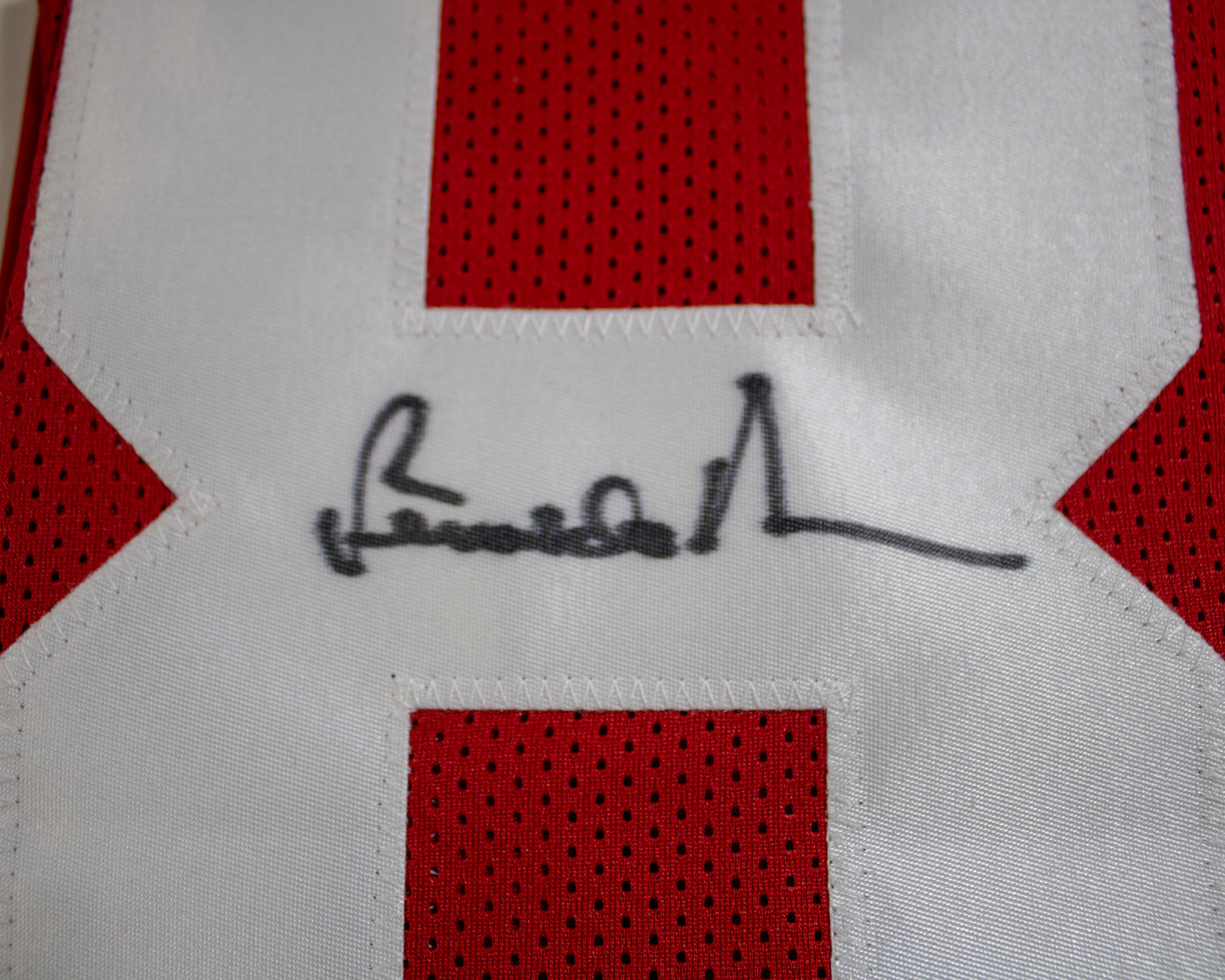Renaldo Nehemiah Signed 49NERS Custom Football Jersey #83 – JSA Authenticated (AM33115)