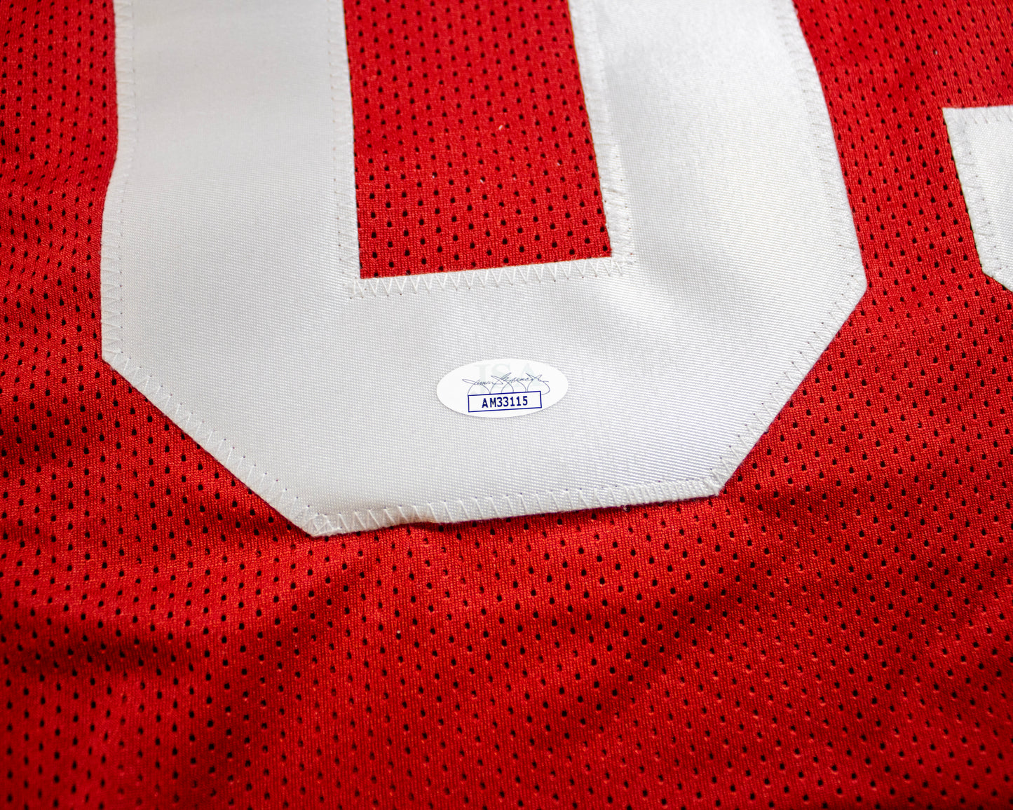 Renaldo Nehemiah Signed 49NERS Custom Football Jersey #83 – JSA Authenticated (AM33115)