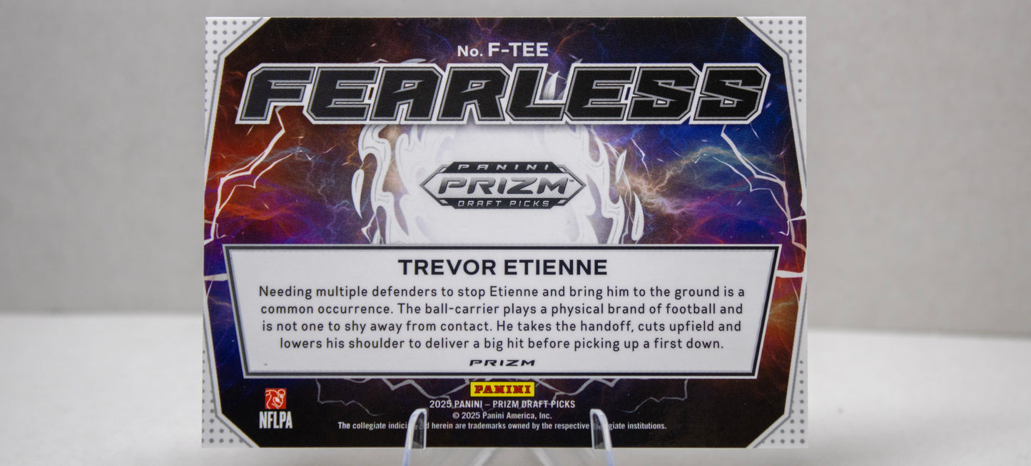 Trevor Etienne – Panini Prizm Draft Picks Fearless Rookie No. F-TEE