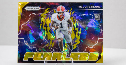 Trevor Etienne – Panini Prizm Draft Picks Fearless Rookie No. F-TEE