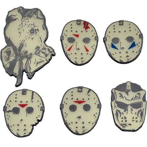 Friday the 13th Enamel Pin VHS 6-Piece Set - Entertainment Earth Exclusive