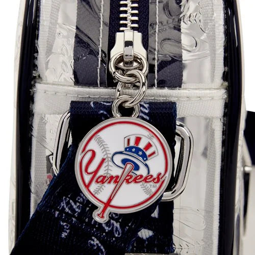 MLB New York Yankees Clear Crossbody Bag by Loungefly