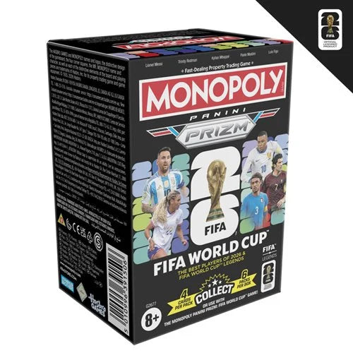 Monopoly Panini Prizm FIFA World Cup Soccer Trading Cards – Booster Box