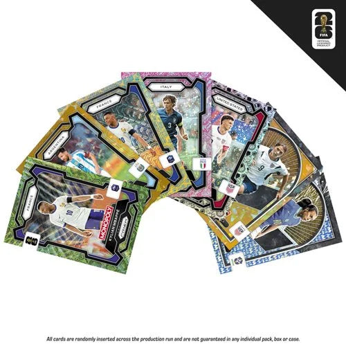 Monopoly Panini Prizm FIFA World Cup Soccer Trading Cards – Booster Box