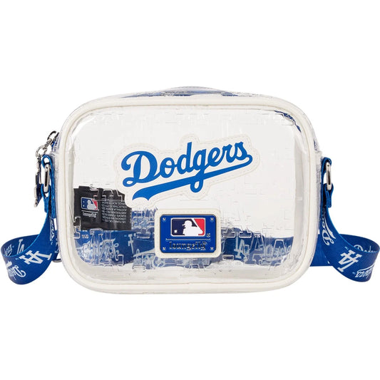 Loungefly MLB Los Angeles Dodgers Clear Crossbody Bag